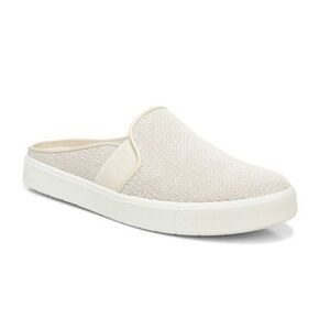 VINCE Blair linen slide shoe size 10